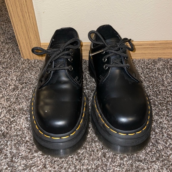 Doc Martens 1461 Bex Smooth Oxford 1.5 inch Platform - Picture 2 of 9